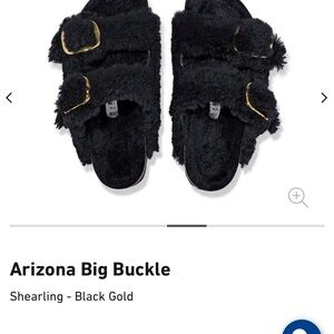 Birkenstock Arizona Sandals - Black Gold